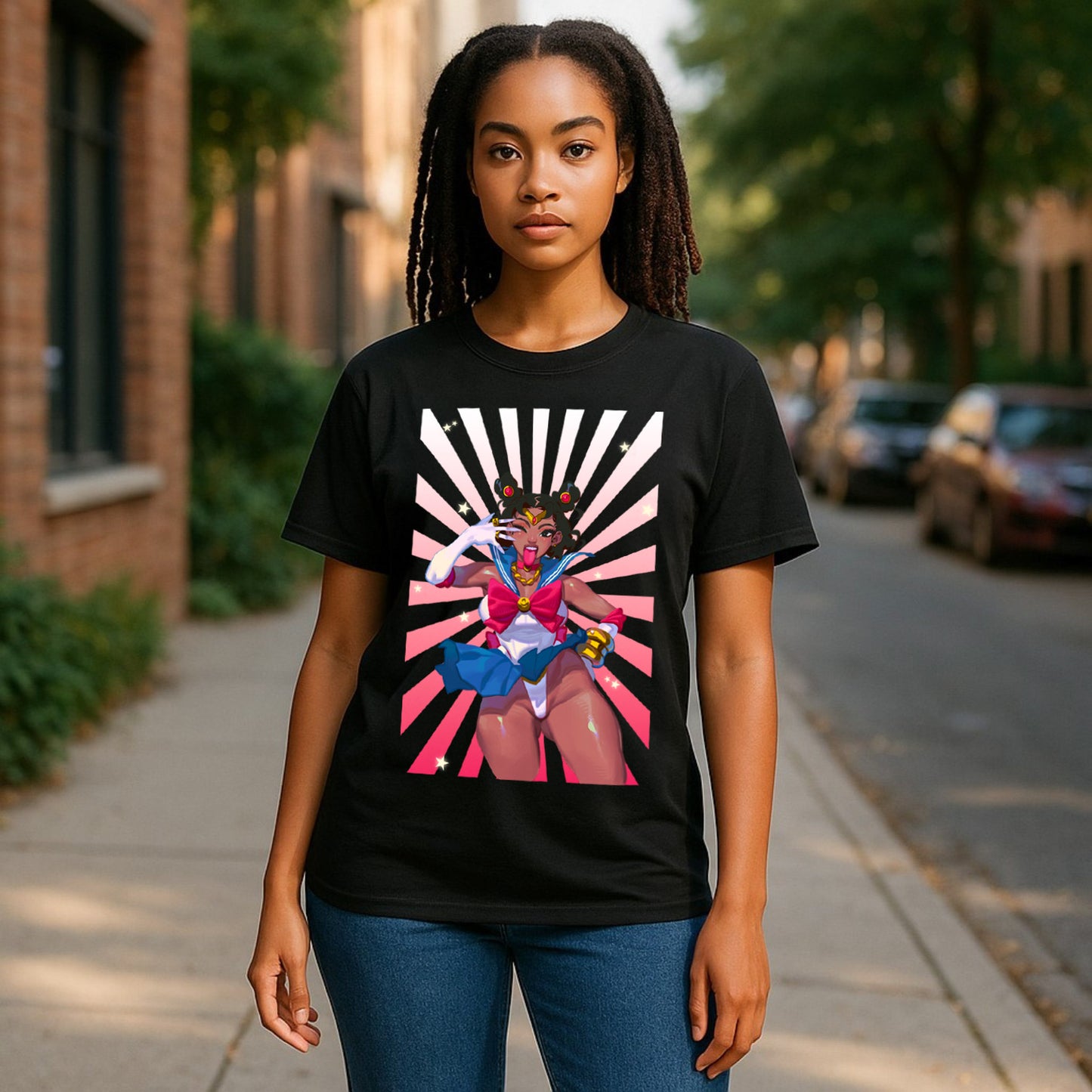 Starburst Anime Girl