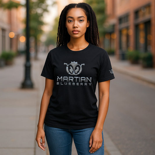 Martian Blueberry Short Sleeve T-Shirt