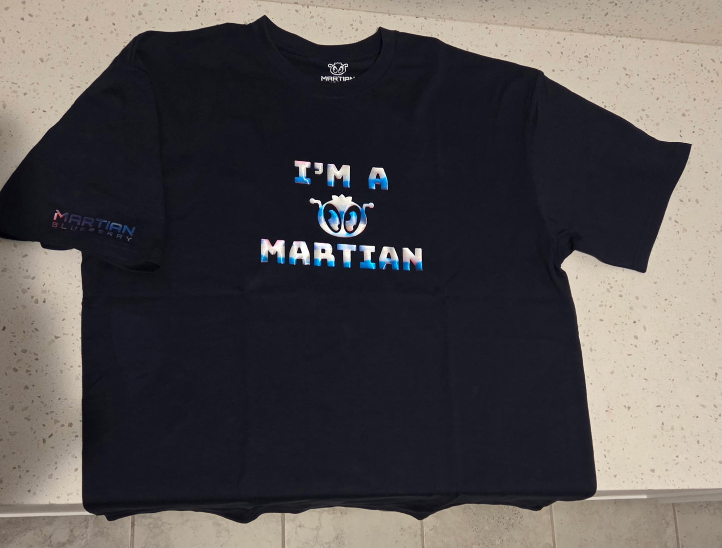 I Am A Martian Short Sleeve T-Shirt (NAVY- MENS)